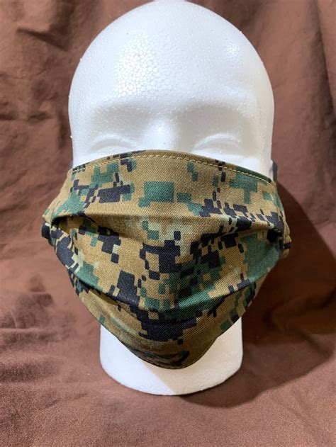 USMC Woodland MARPAT Face Mask | Etsy