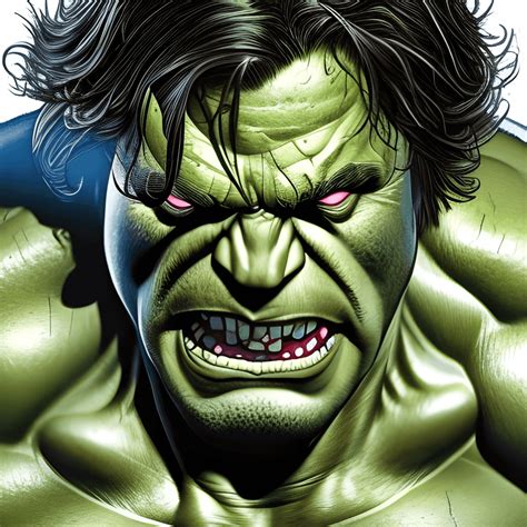 Angry Hulk Face