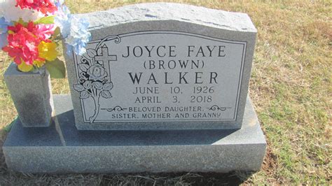 Joyce Faye Brown Walker 1926 2018 Find A Grave Memorial