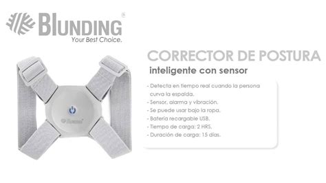 Corrector De Postura Inteligente Con Sensor Blunding Instalacion Youtube