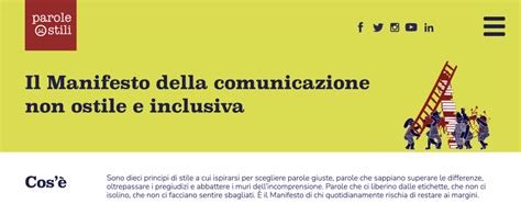 Manifesto Della Comunicazione Non Ostile E Inclusiva