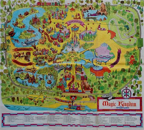 Old Magic Kingdom Map