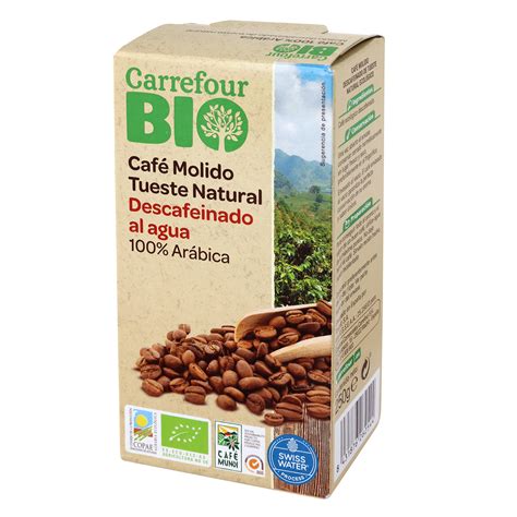 Caf Molido Natural Descafeinado Ar Bica Ecol Gico Carrefour Bio G