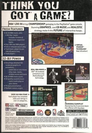 TGDB Browse Game NBA Live 96 Long Box