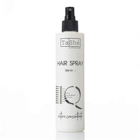 Tashe Professional несмываемый спрей для волос IQ Hair Spray: описание ...