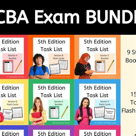 Th Edition Task List Bcba Exam Prep Flash Cards Bundle Etsy