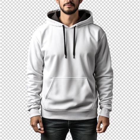 Premium Psd White Hoodie Mockup Template Psd