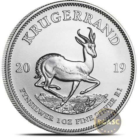 Buy Oz Silver Krugerrand South African Bullion Coin Fine