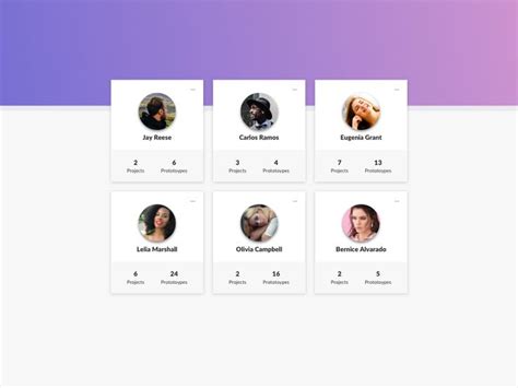 User Cards Ui Design Card Ui Ui Design Cards