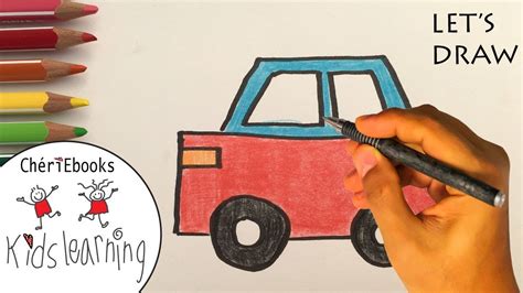 Car Drawing Easy For Kids Step By Step | Car Collection