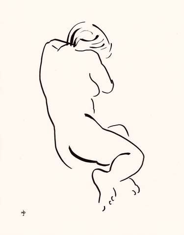 Henri Matisse Naked Woman Matisse Line Drawing Poster Atelier Yuwa