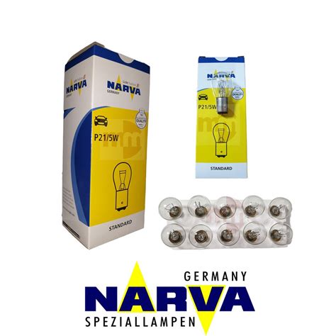 NARVA AUTO BULB DOUBLE CONTACT BIG 12volts 21 5watts ORIGINAL Sold By