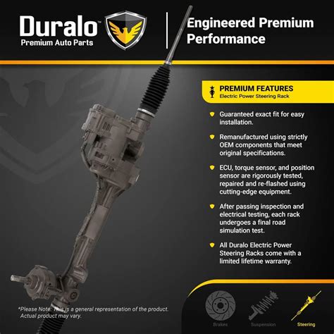 Buy Duralo Electric Power Steering Rack Pinion For Acura Tl