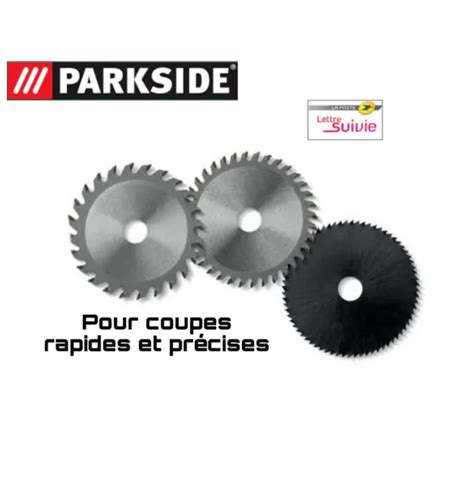 PARKSIDE 3 LAMES De Scie Circulaire 85mm PHKSA 12 A2 PHKSA 12 A1 Bois