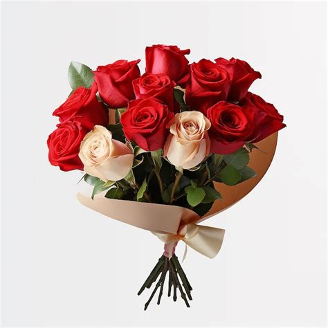 Premium Photo Valentines Day T Romantic Red Rose Bouquets For