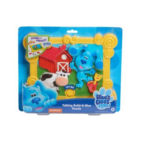 Blue’s Clues & You! Talking Build-a-Blue 9-Piece 3D Puzzle - Just Play | Toys for Kids of All Ages