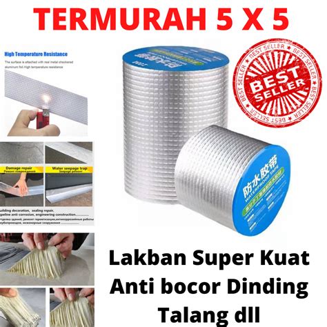 PROMO COD 5 METER X 5 CM Plester Penambal Pipa Anti Bocor Lakban