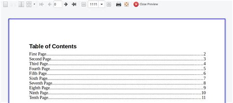 Libreoffice Writer How To Make Table Of Contents