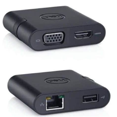 USB adapter DELL DA200 type C naar HDMI of VGA LAN USB 3.0 - Manutan.nl