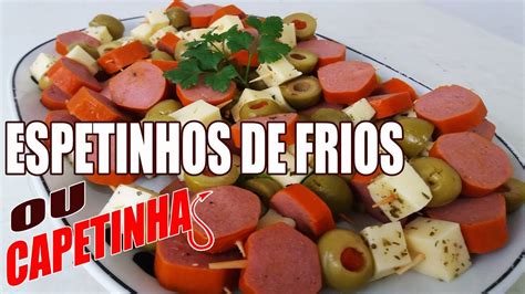 Espetinhos De Frios Ou Capetinha Receitas Da Rosa Youtube