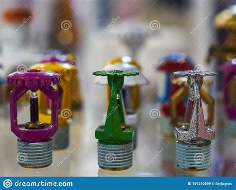 Automatic Fire Extinguishing System Sprinkler Stock Image Image Of Spray Atomizer 189290899