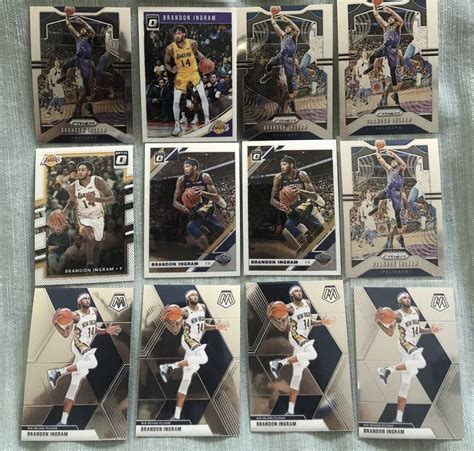 2019 Prizm Brandon Ingram Pelicans Prizm Mosaic Optic Panini Lot