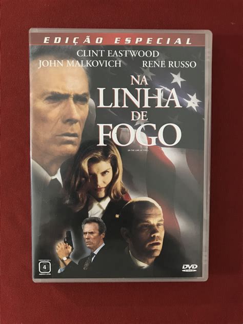 Dvd Na Linha De Fogo Clint Eastwood Seminovo