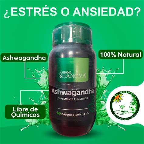 Ashwagandha Con 60 Cápsulas Shanova Tienda Online El Natural