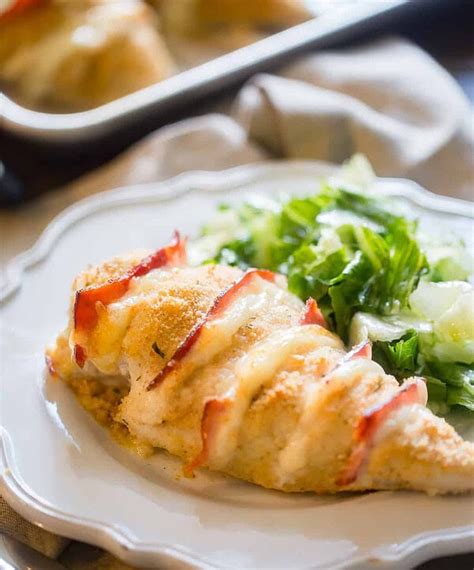 Baked Chicken Cordon Bleu Basil And Bubbly