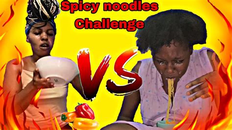 HOT SPICY NOODLES CHALLENGE GONE WRONG YouTube