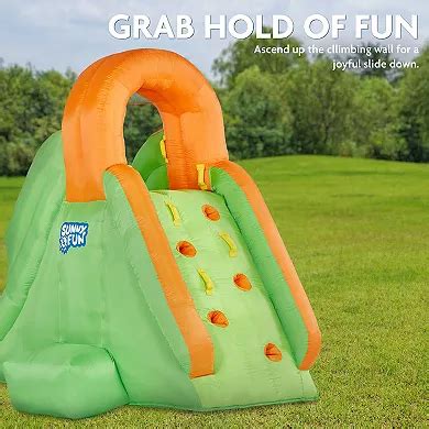 Sunny & Fun Inflatable Water Slide & Blow up Pool, Kids Water Park for ...