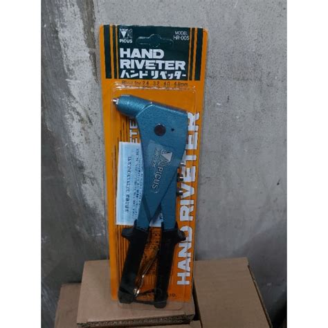 Taiyo Picus Hand Riveter Heavy Duty Made In Japan Model No Hr