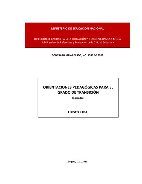 Articles 259878 Archivo Pdf Orientaciones Transicion MINISTERIO DE