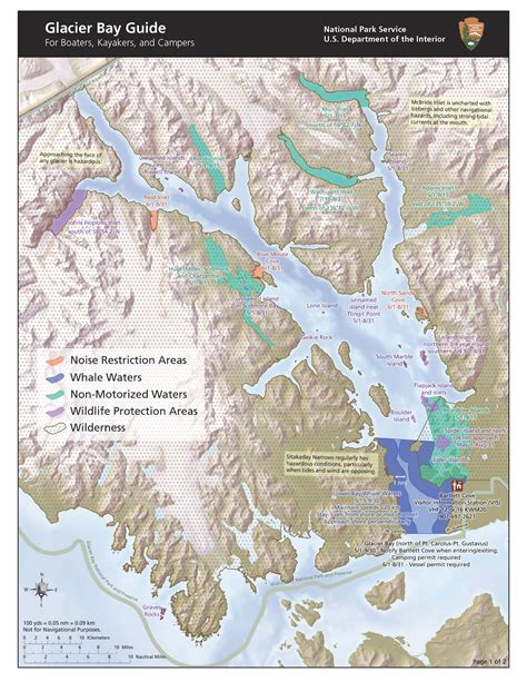 Guide To Park Waters And Coastlines Glacier Bay National Park