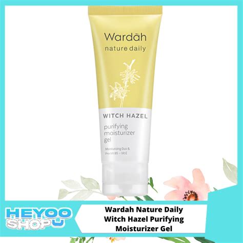 Jual Wardah Nature Daily Witch Hazel Purifying Moisturizer Gel Shopee