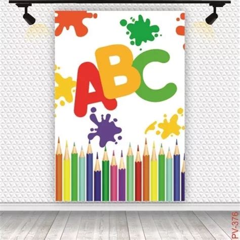 Painel Abc Formatura Escola Vertical P Casadinho 1 50x2 20