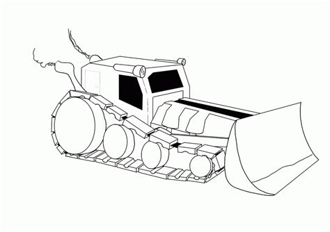 Bulldozer Coloring Pages - Coloring Home