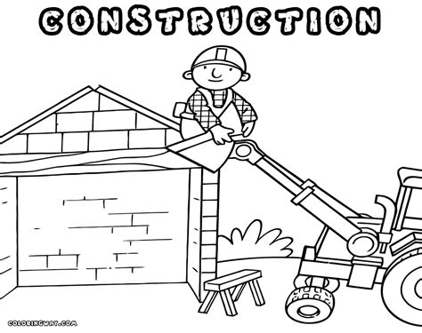 Construction Signs Coloring Pages