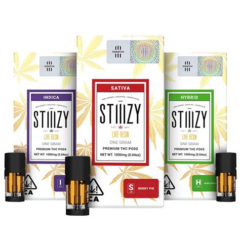 Stiiizy Live Resin Thc Pods Order Online Kushfly