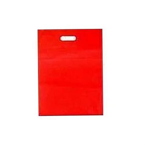 Red D Cut Non Woven Bags Capacity 1 5 Kg Thickness 0 80 To 2 Mm At