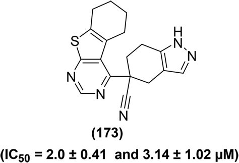 Chemical Structure Of Selected Thieno 2 3 D Pyrimidine Derivative 173