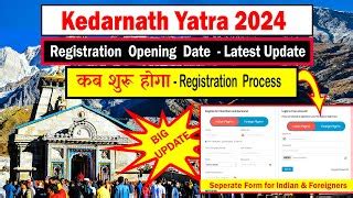 Kedarnath Yatra Registration Step By Step Process Char Dham Yatra