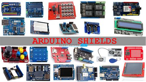 List Of Arduino Shields Arduino Compatible Shields For DIY Projects