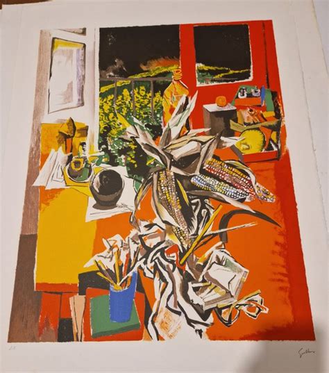 Renato Guttuso Natura Morta Con Pannocchie Catawiki