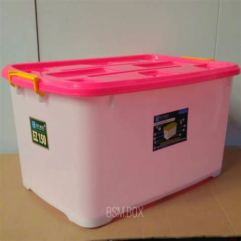 Jual BSM BOX CONTAINER EZY CB 150 130 95 82 75 52 LITER TRANSPARAN