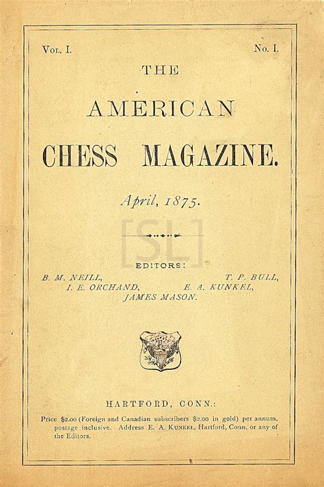 American Chess Magazine | The Steven Lomazow Collection