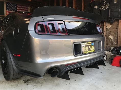 Ford Mustang Rear Diffuser 2010 2014 Gtcs Diffusersandmore