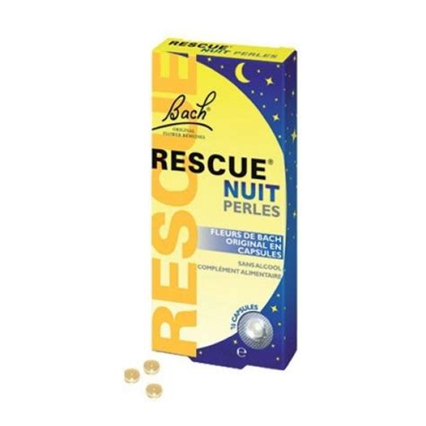 Fleurs De Bach Rescue Nuit Perles 14 Perles