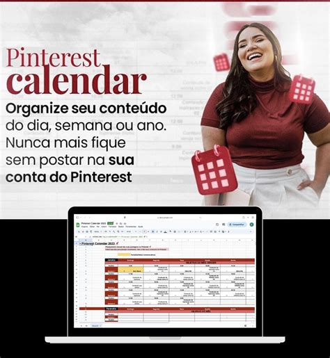 Pinterest Calendar 2023 Luana Aparecida Da Silva Santos Hotmart