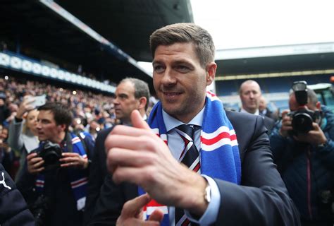 Rangers Fans Respond To Derbys Steven Gerrard Plan